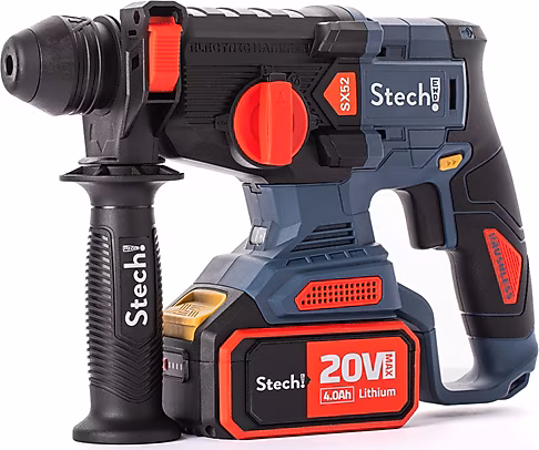 Stechend SX52 Akülü Kırıcı Delici 20V Çift Akü 4.0Ah 