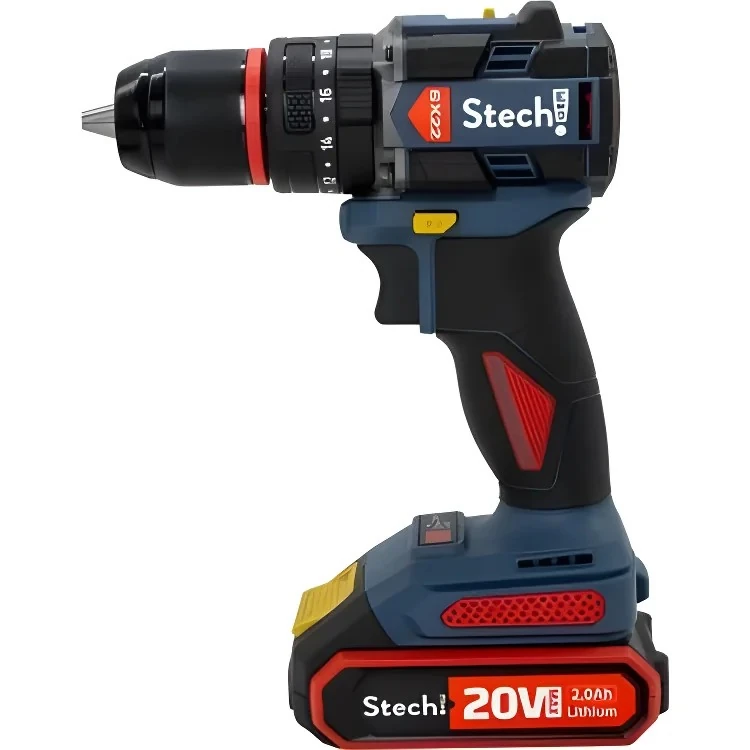 Stechend SX22 Akülü Darbeli Matkap 20V - Çift Akü 4.0 Ah