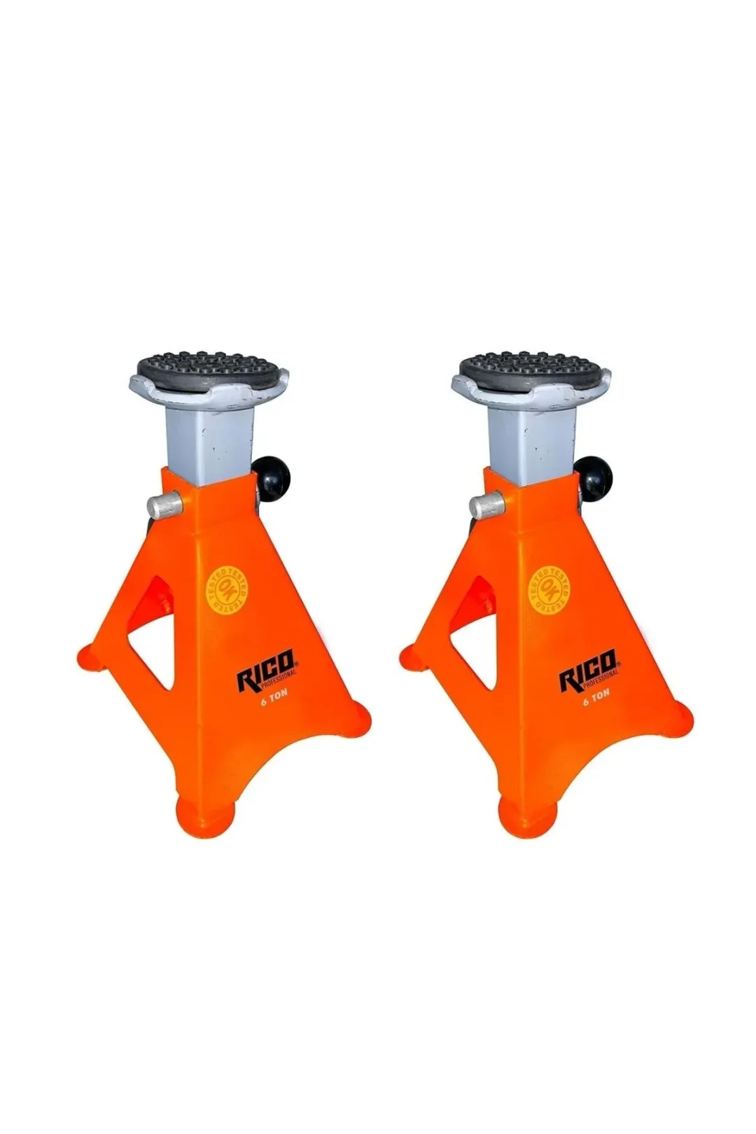 RICO 013-RC5999 Emniyet Pimli Araç Altı Sehpası  6 Ton (2'li Set)