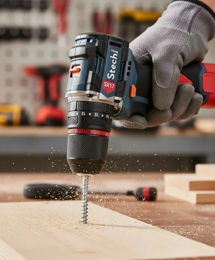 Stechend SX17 Akülü Darbeli Matkap 16V Çift Akü 2.0Ah