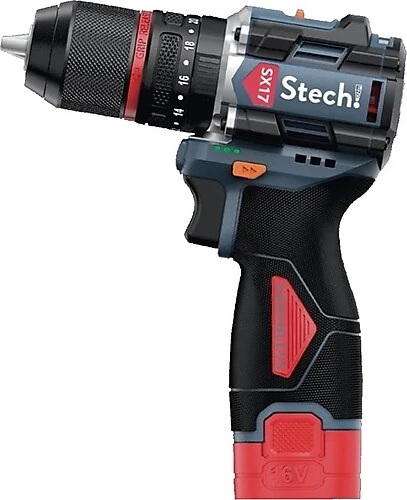Stechend SX17 Akülü Darbeli Matkap 16V Çift Akü 2.0Ah