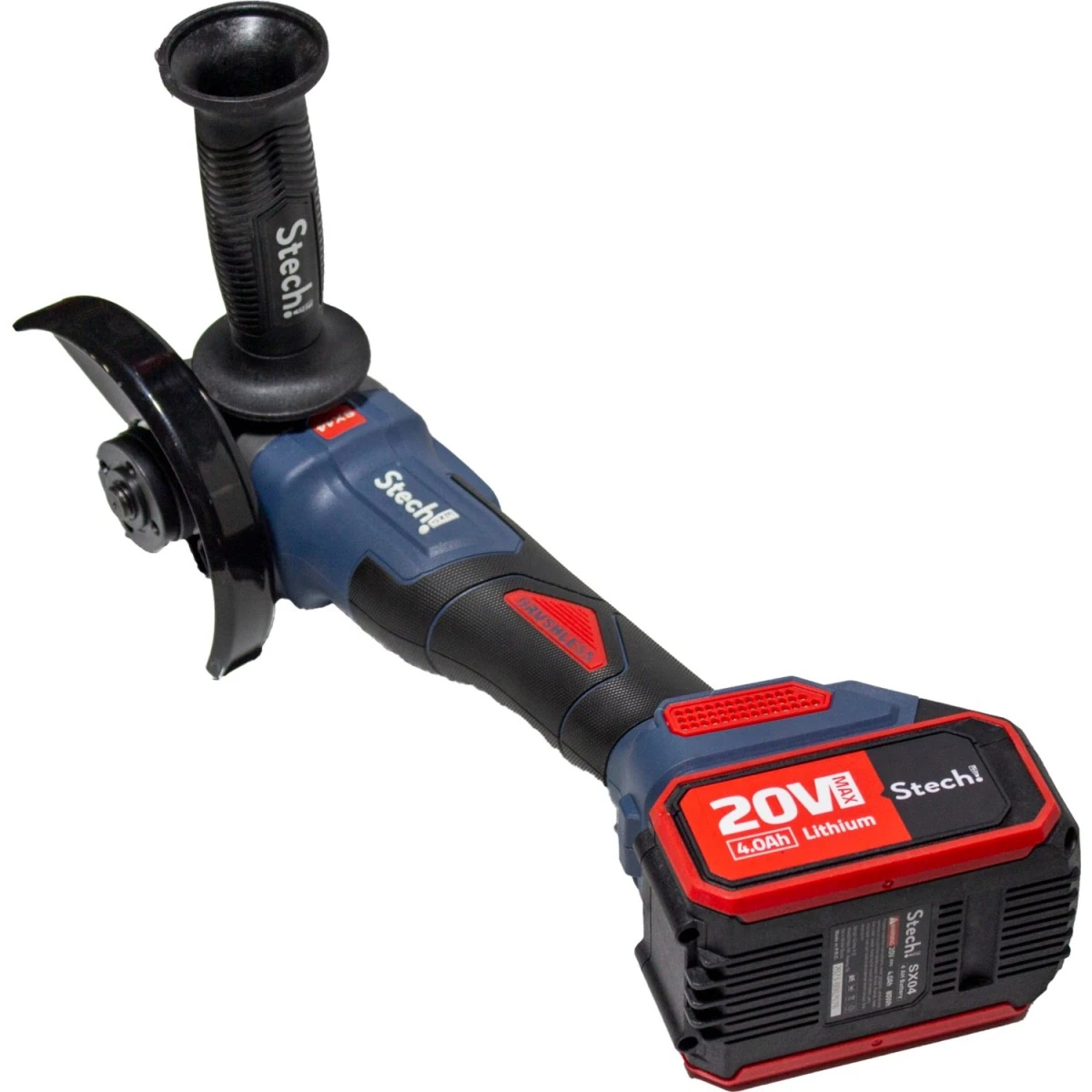 Stechend SX44 Akülü Avuç Taşlama 125mm 20V Çift Akü 4.0 Ah