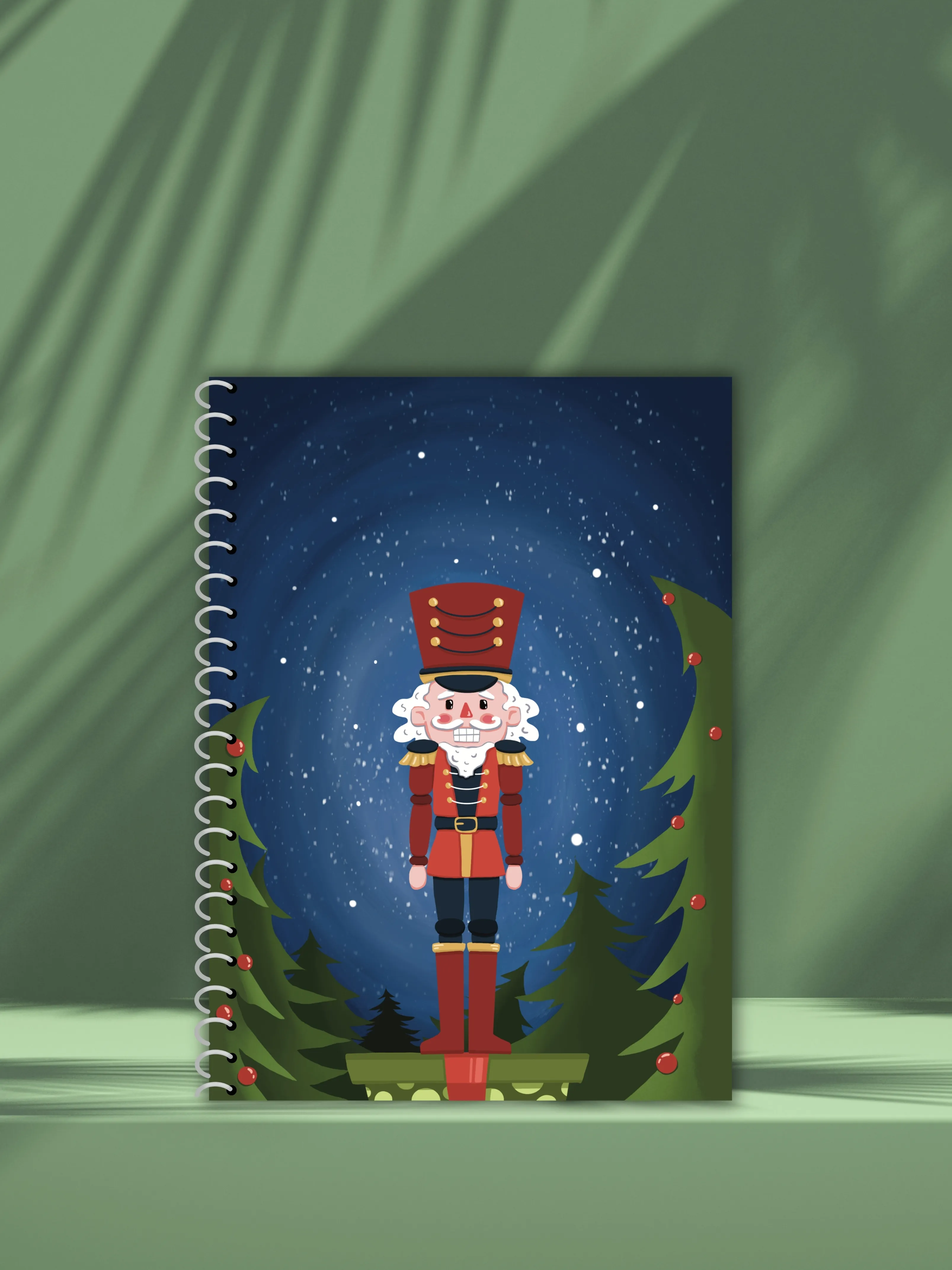 Yılbaşı Temalı A5 Defter | Çizgisiz | 60 Yaprak | Yumuşak Karton Kapak