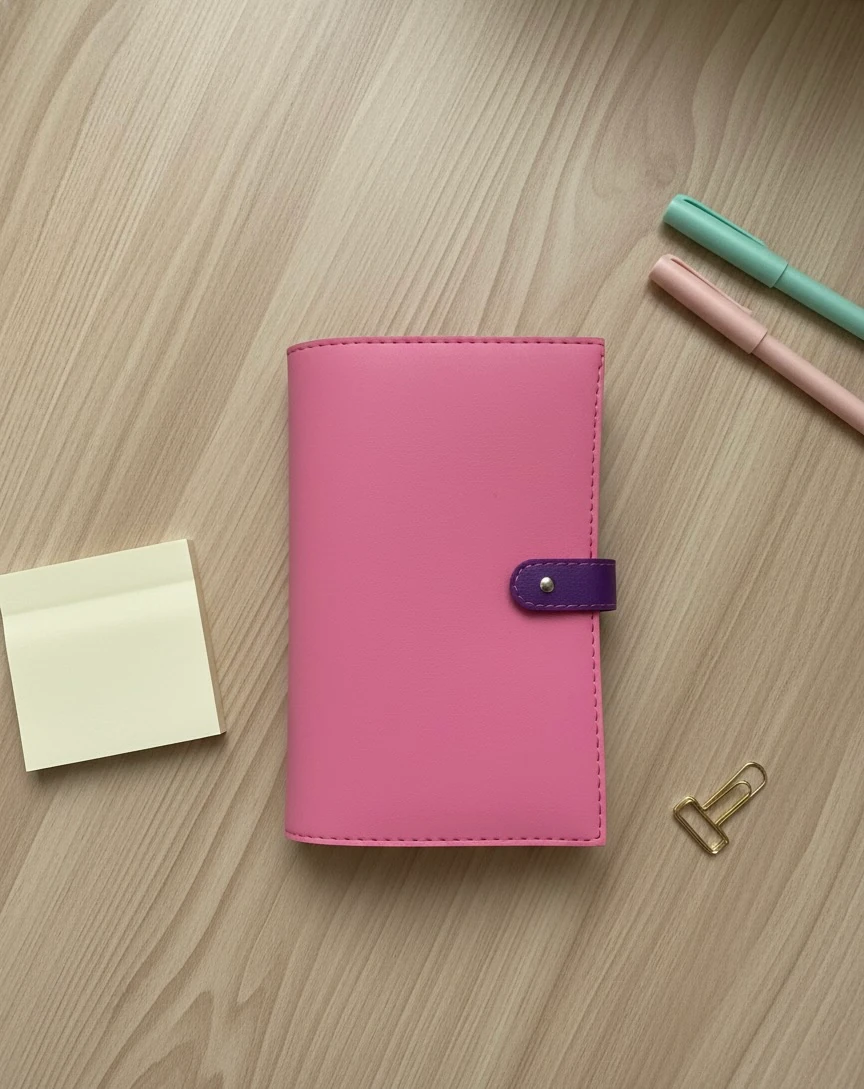 Bütçe Ajandası | Bütçe Planlayıcı Cüzdan (Pembe)