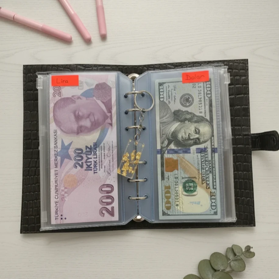 Bütçe Ajandası | Bütçe Planlayıcı Cüzdan (Antrasit)