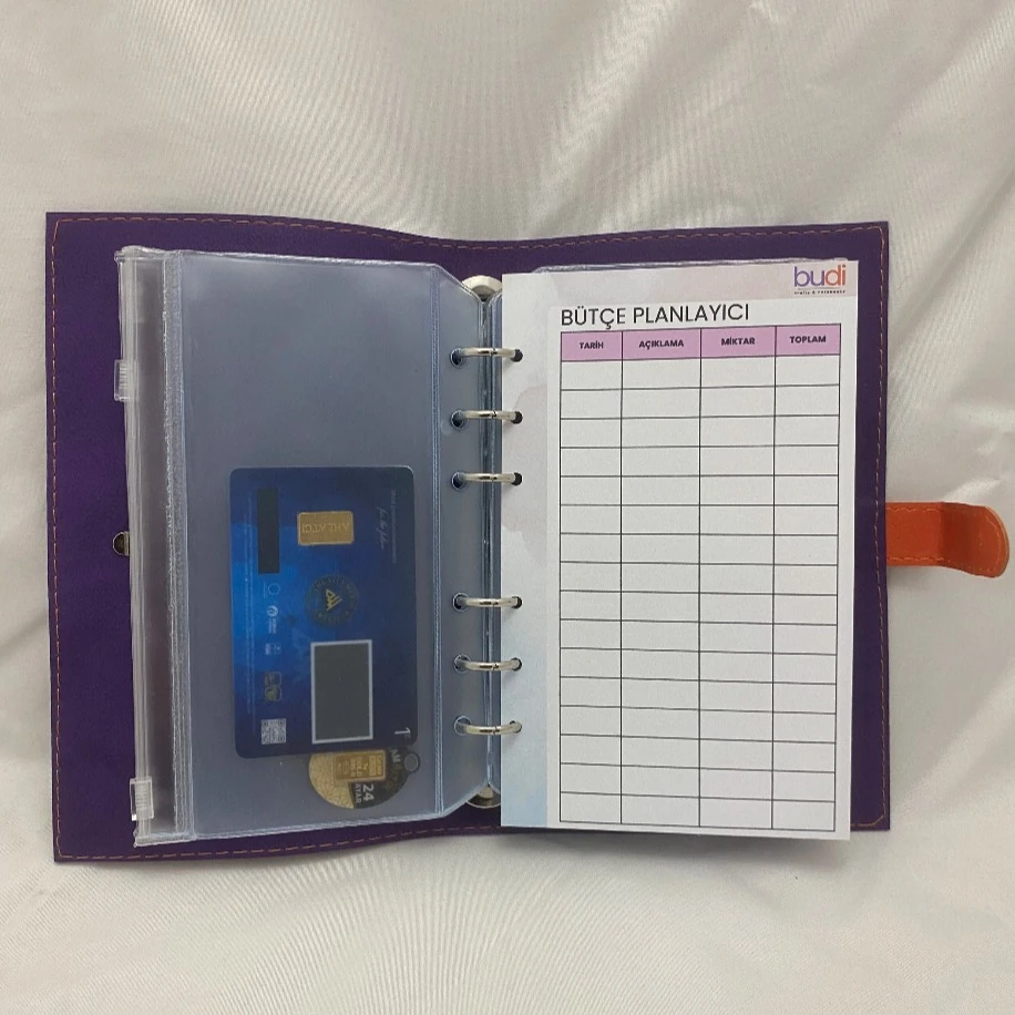 Bütçe Ajandası | Bütçe Planlayıcı Cüzdan (Mor)