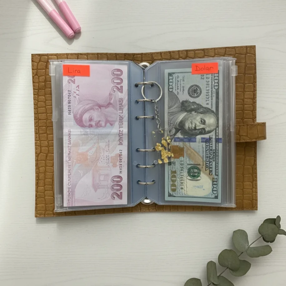 Bütçe Ajandası | Bütçe Planlayıcı Cüzdan (Krem)