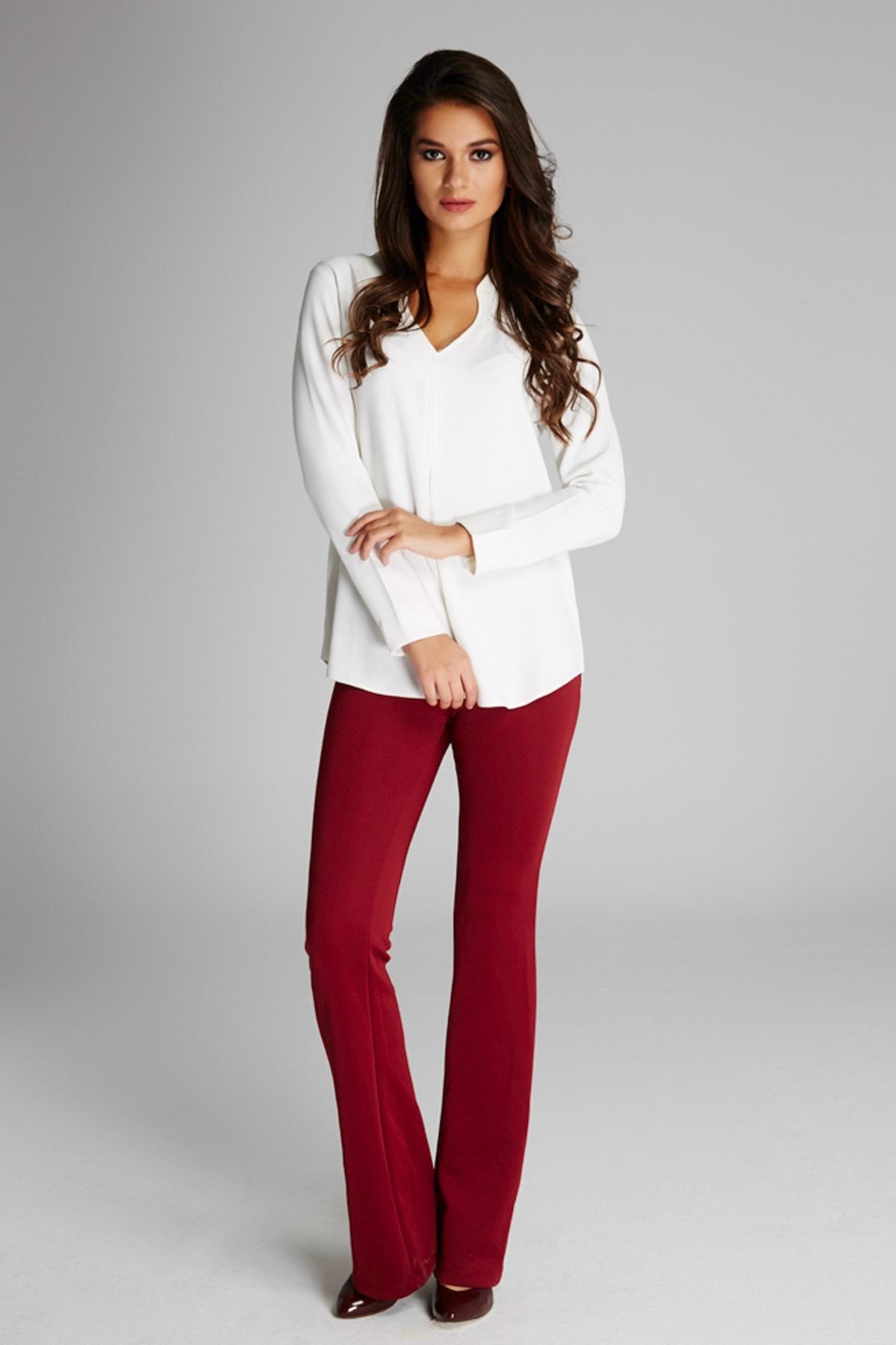 Kadın Bordo Pantolon 14L4042