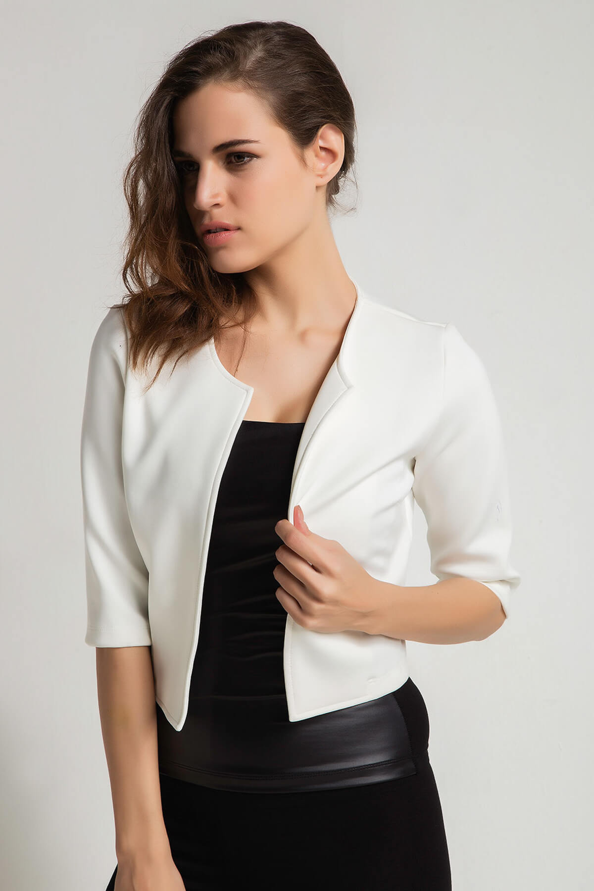 Kadın Ekru Ceket 16L4725-L