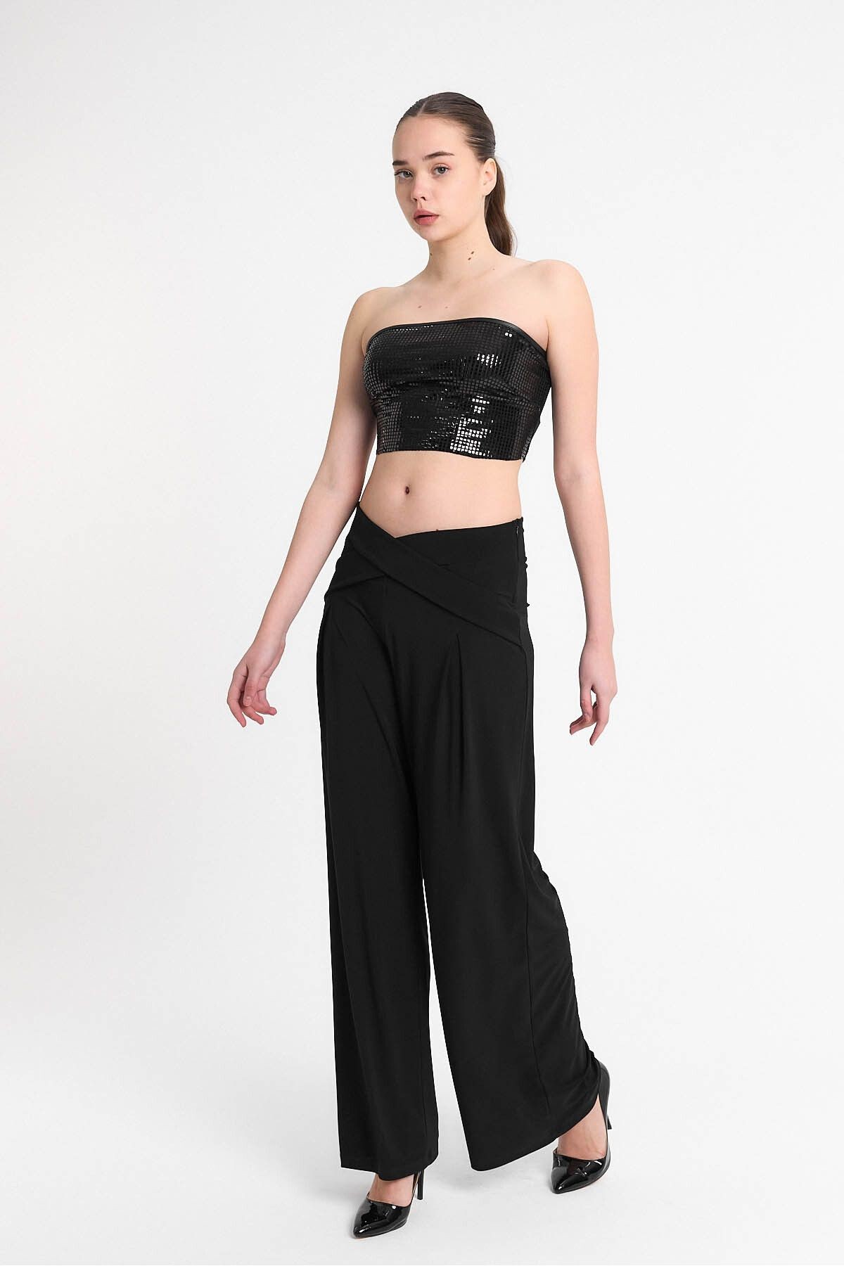 Pul Payet Crop - Büstiyer Gündüz - Gece Şıklığı 25l8022