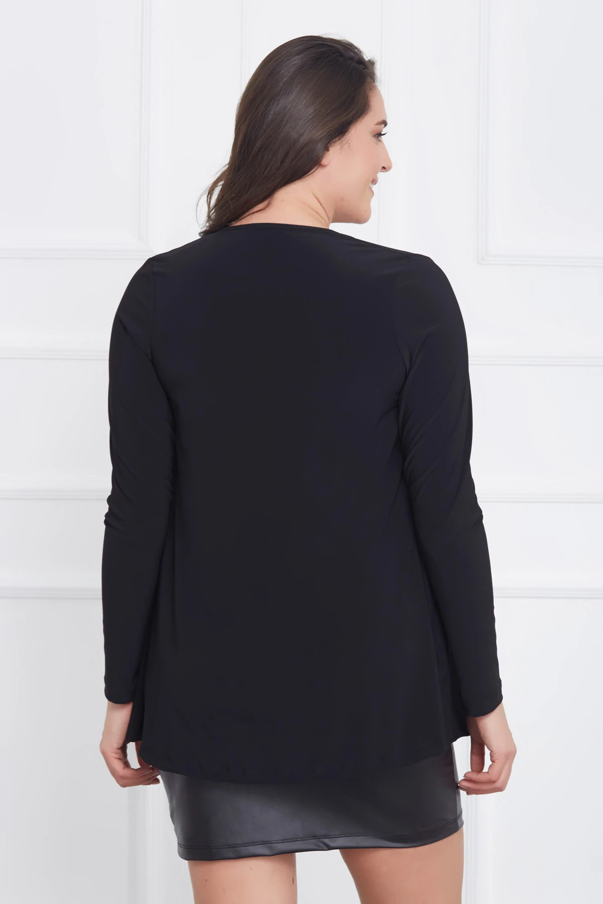 Kadın Siyah Hırka 17LB9060