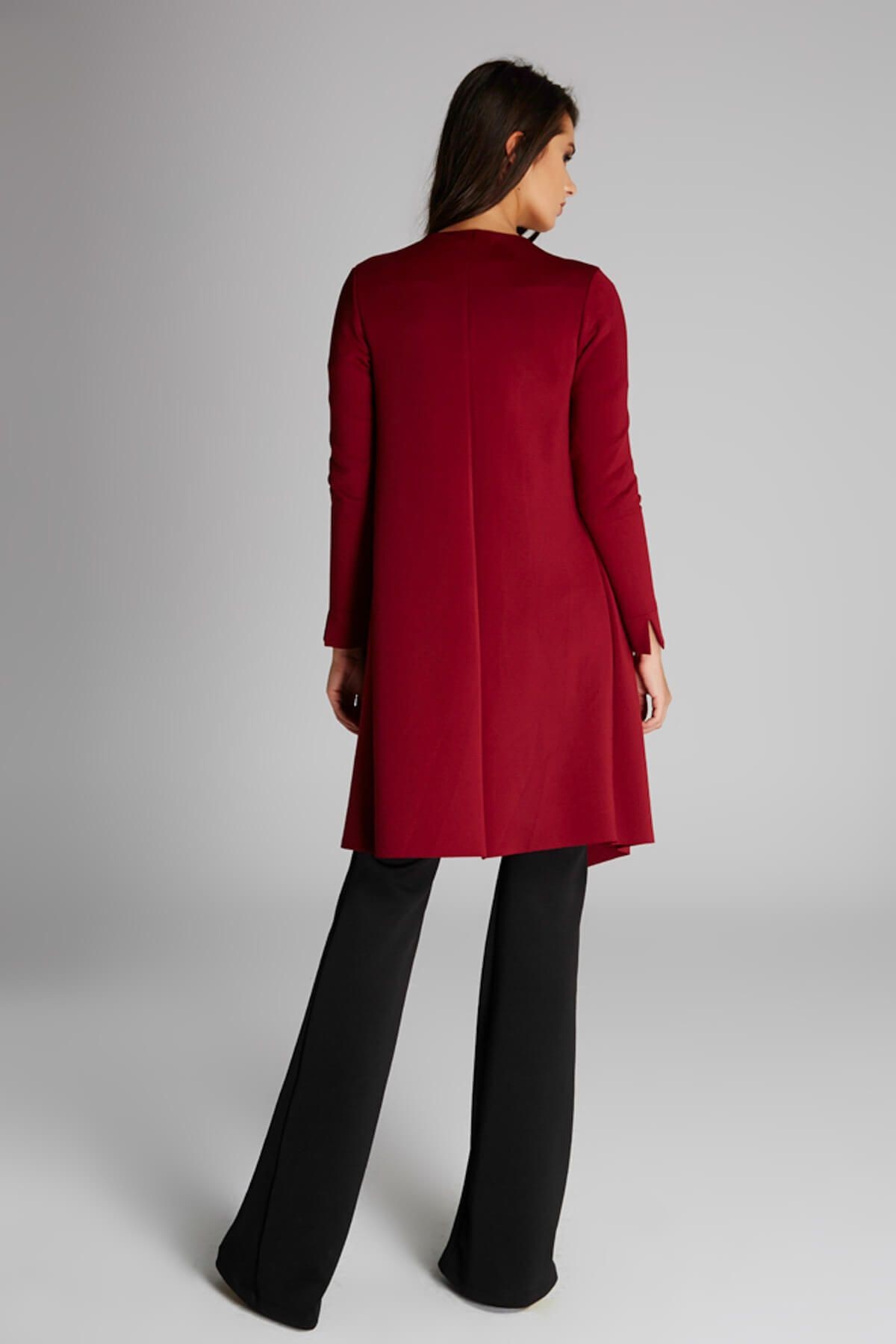 Kadın Bordo Hırka 15L4497-L