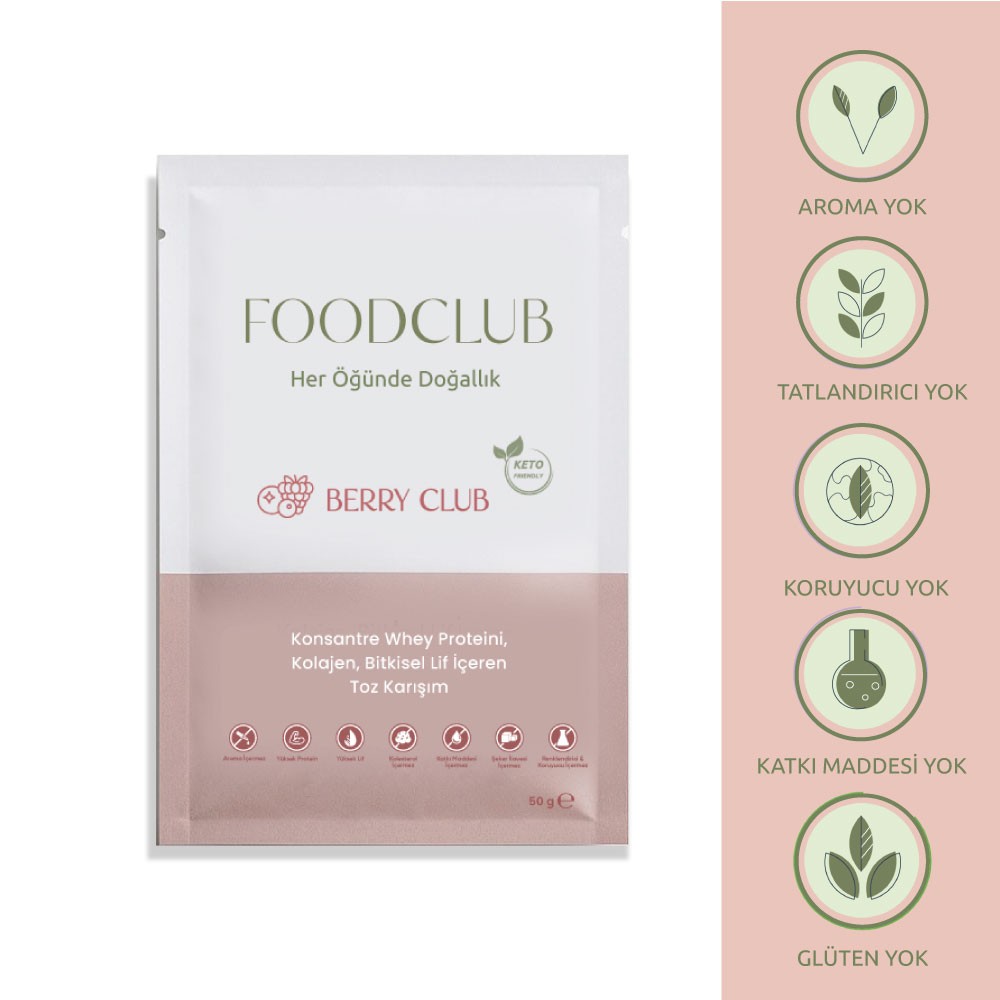 Berry Club - Orman Meyveli Öğün Tozu