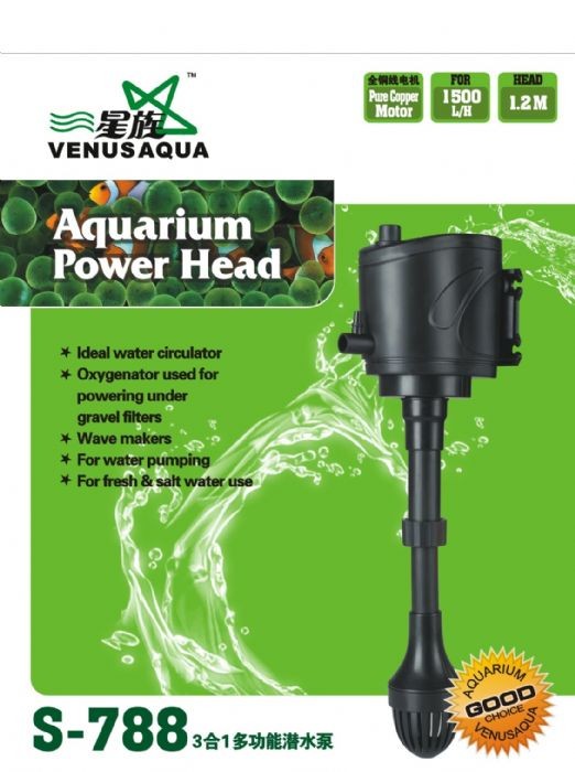 VenusAqua S-788 Yedek Akvaryum Filtresi 1500L/H