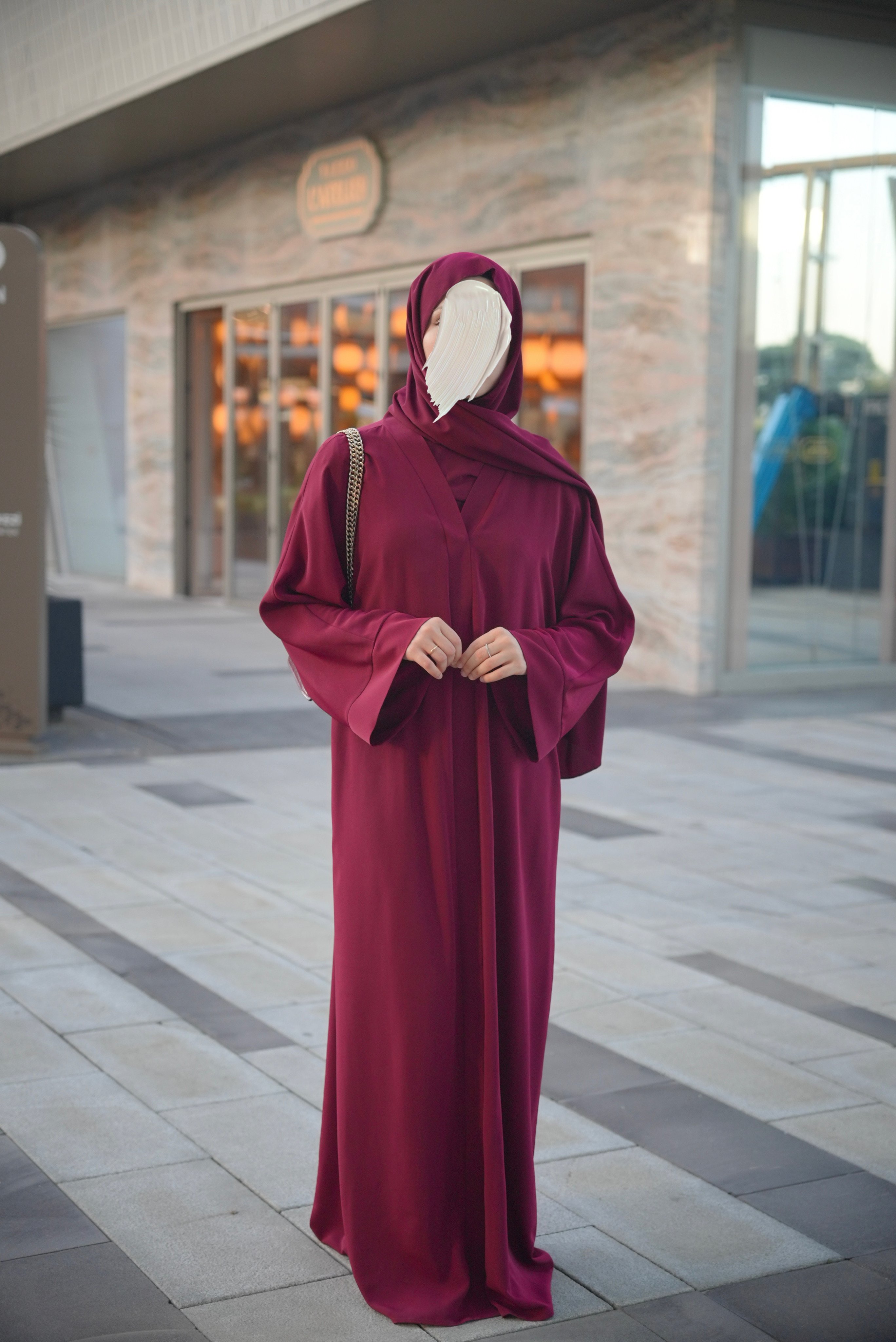 ARABİAN ABAYA - BORDO