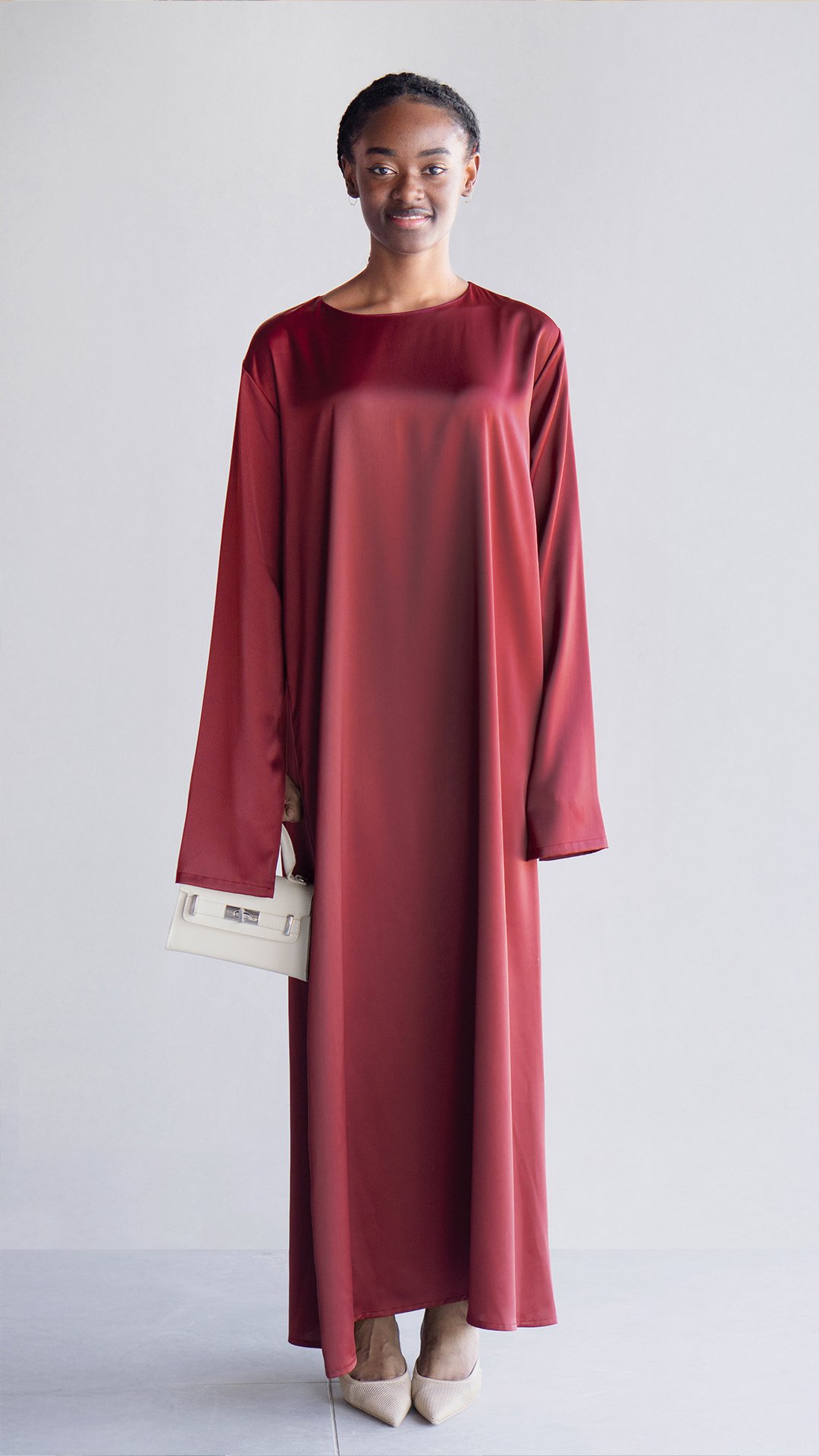 LUXURY ABAYA - BORDO