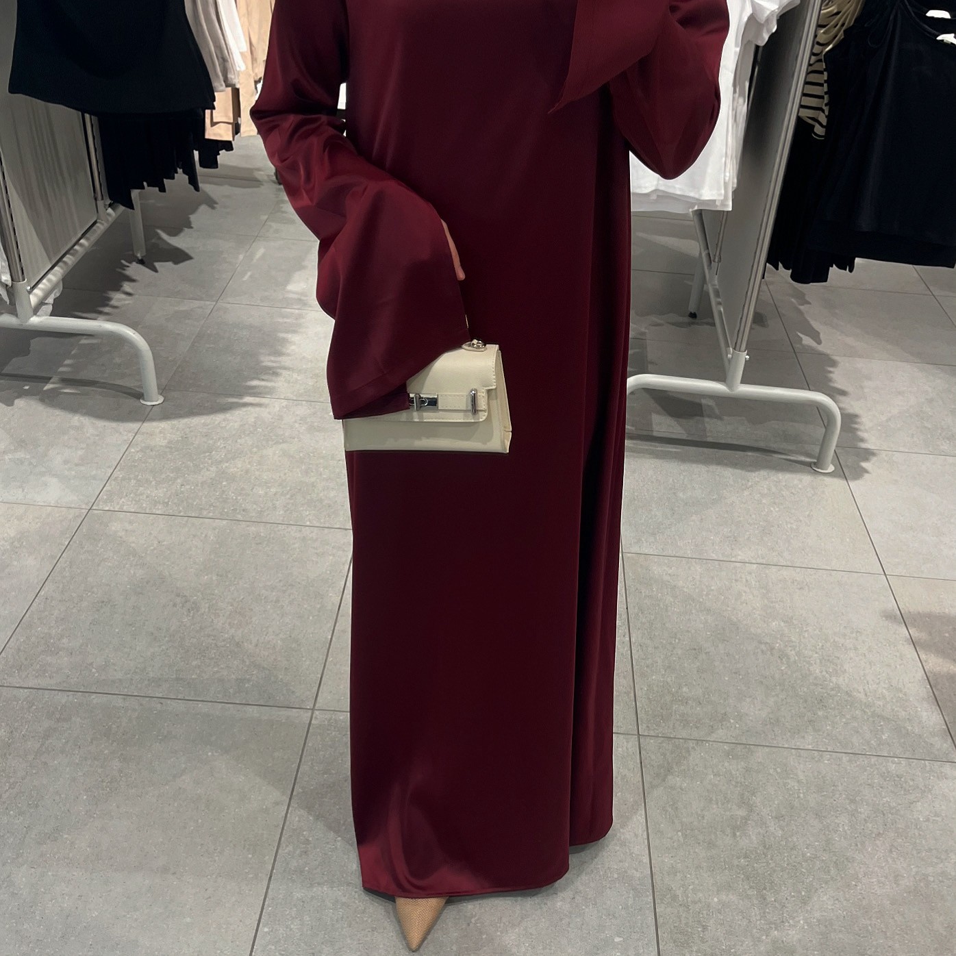 LUXURY ABAYA - BORDO