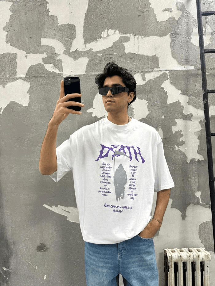 Death Scythe White T-Shirt