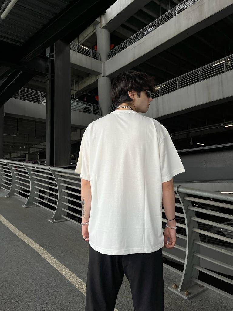 Saercow Print White T-Shirt