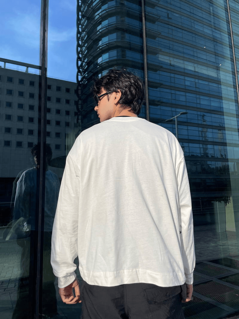 Beyaz Basic Long Sleeve