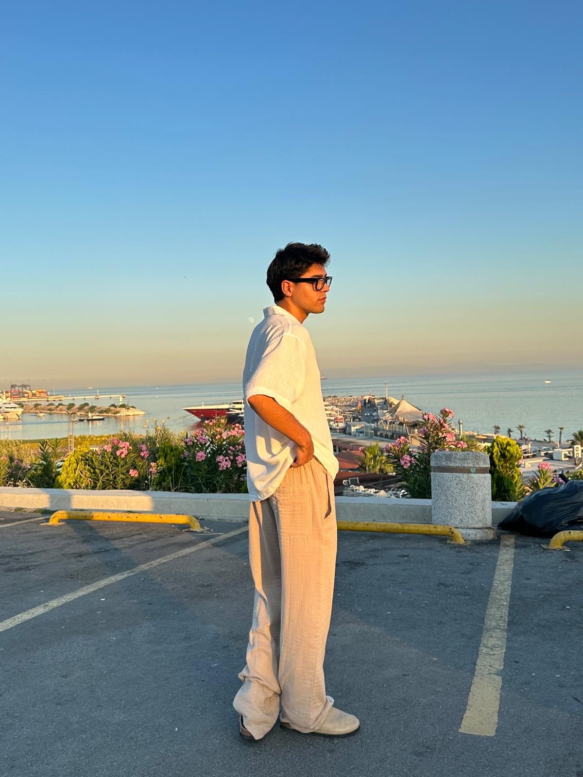 Summer Vibe Çöl Beji Dökümlü Fresh Pantolon