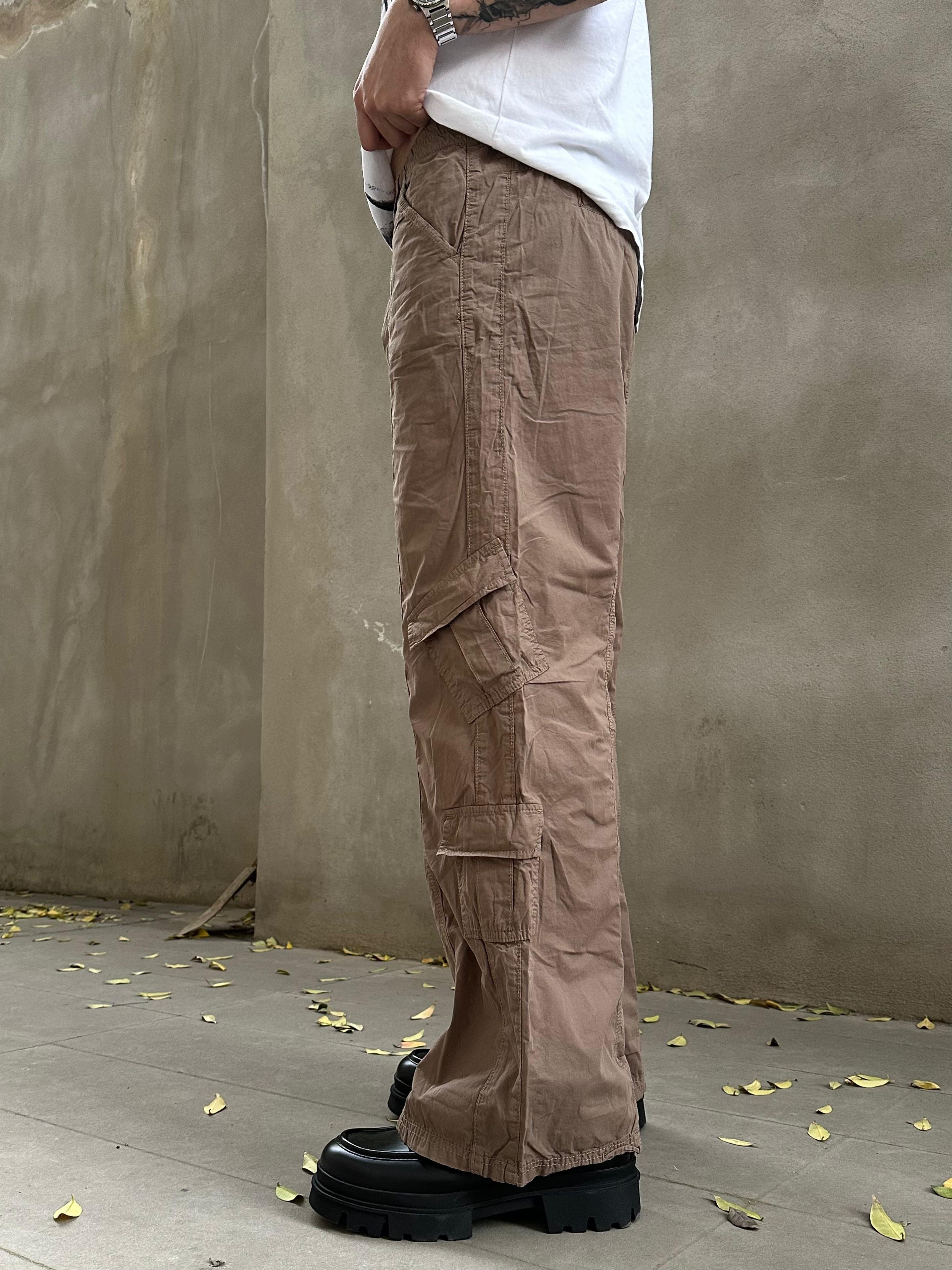 Brown Mini Cepli Baggy Pantalon