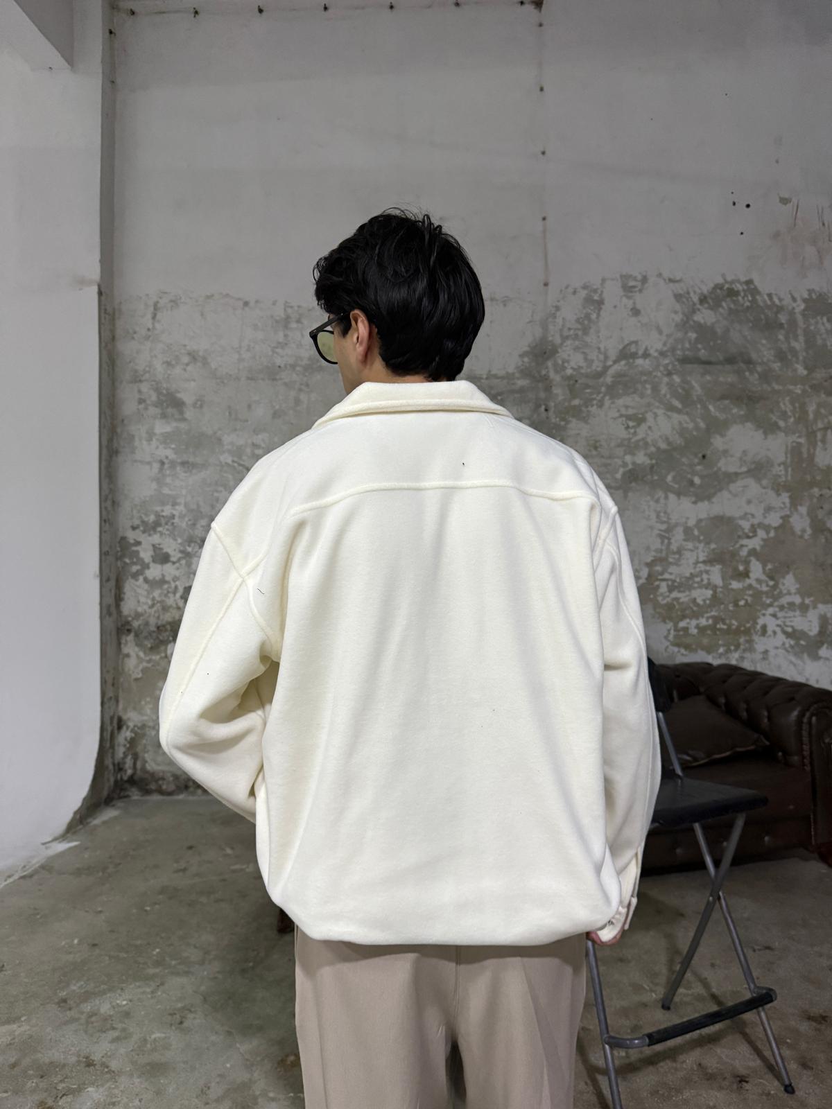 G Logo Polar Beyaz Gömlek