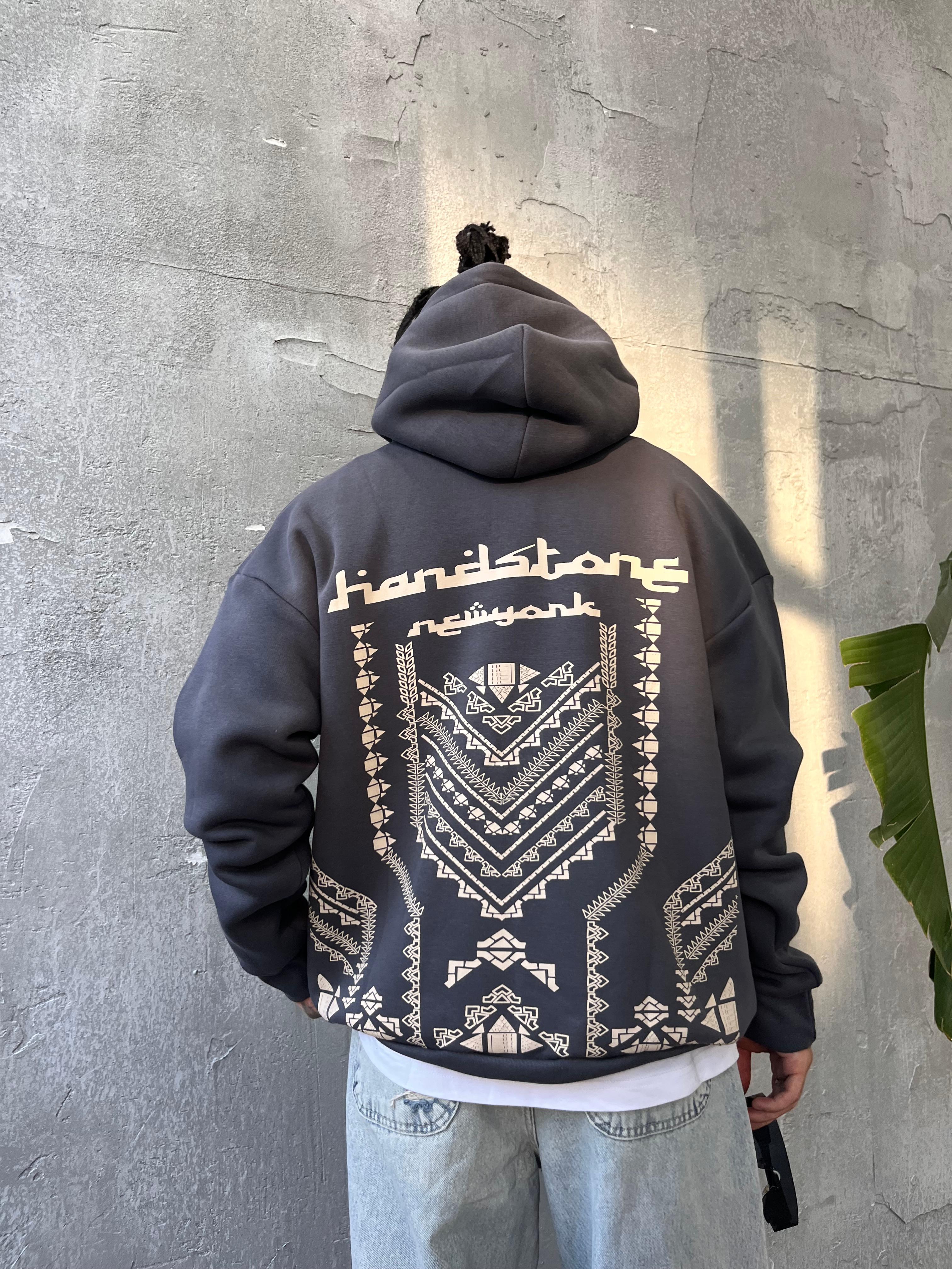 Hardstone Newyork Füme Hoodie