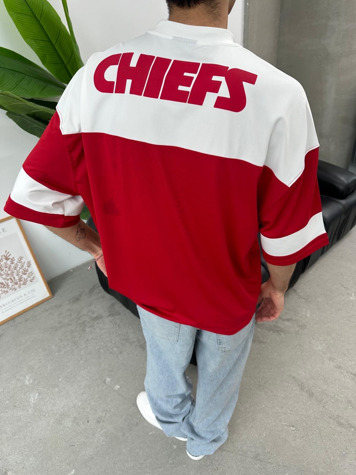Chiefs 24 Kırmızı Oversize Forma 