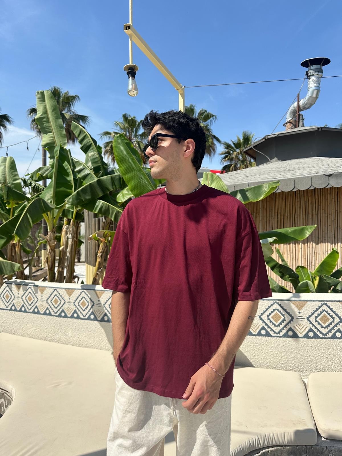 Bordo Sand Vibes Basic T-Shirt