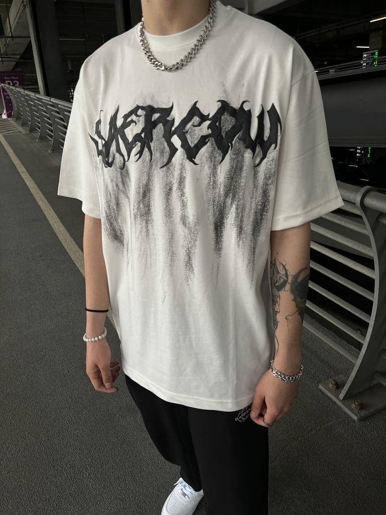 Saercow Print White T-Shirt