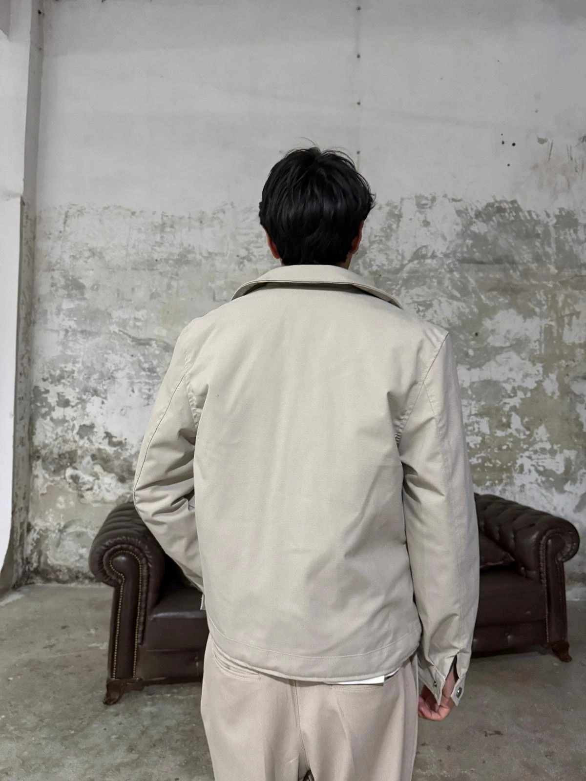 Gabardin Kaşe Bej Ceket