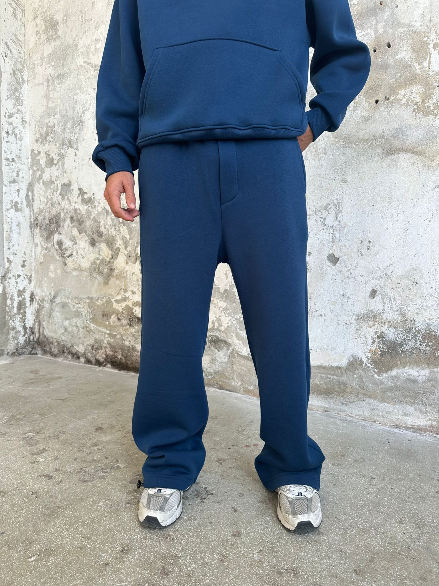 Lacivert Baggy Oversize Eşofman