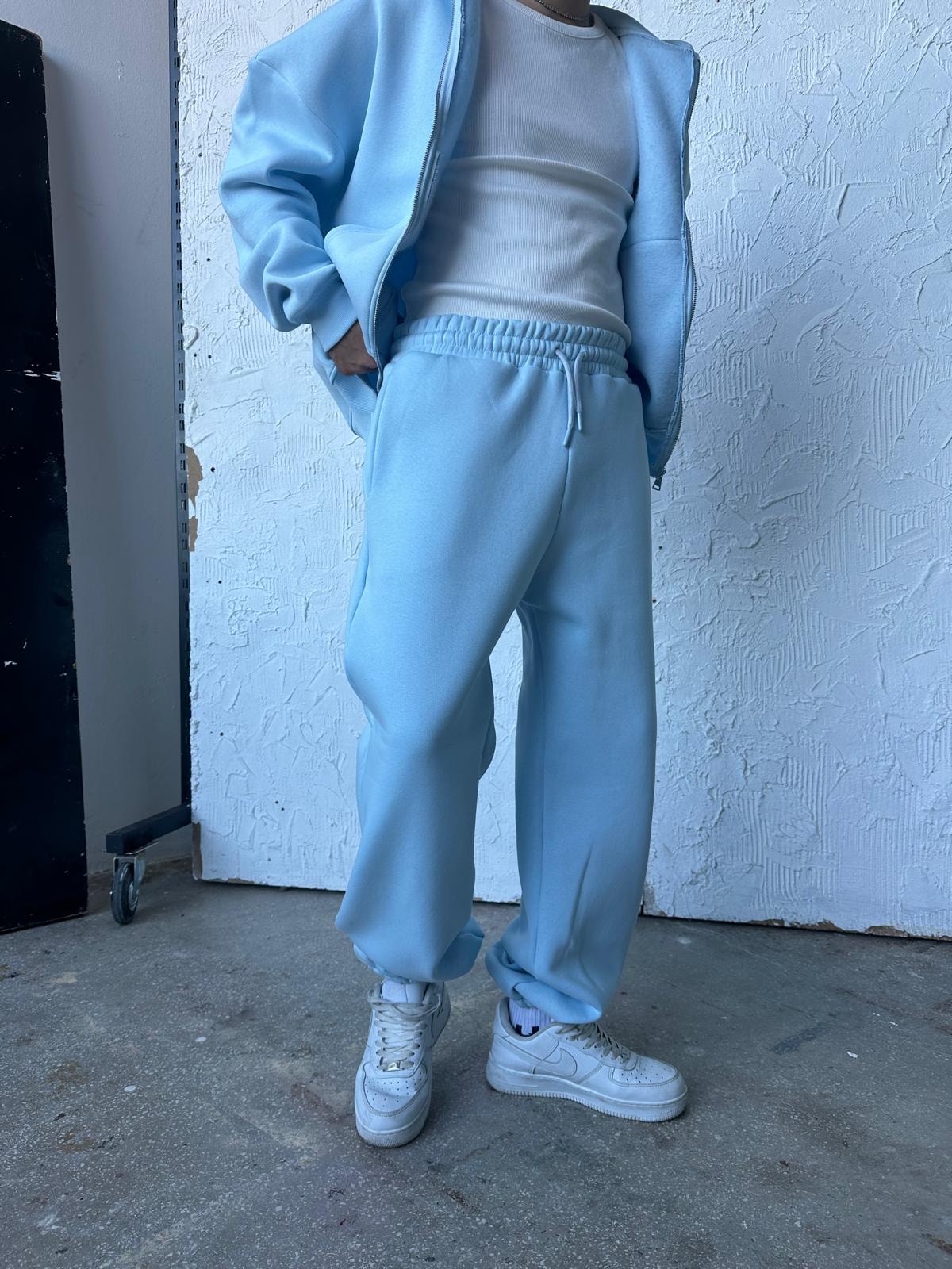 Aura Mavisi Oversize Basic Eşofman