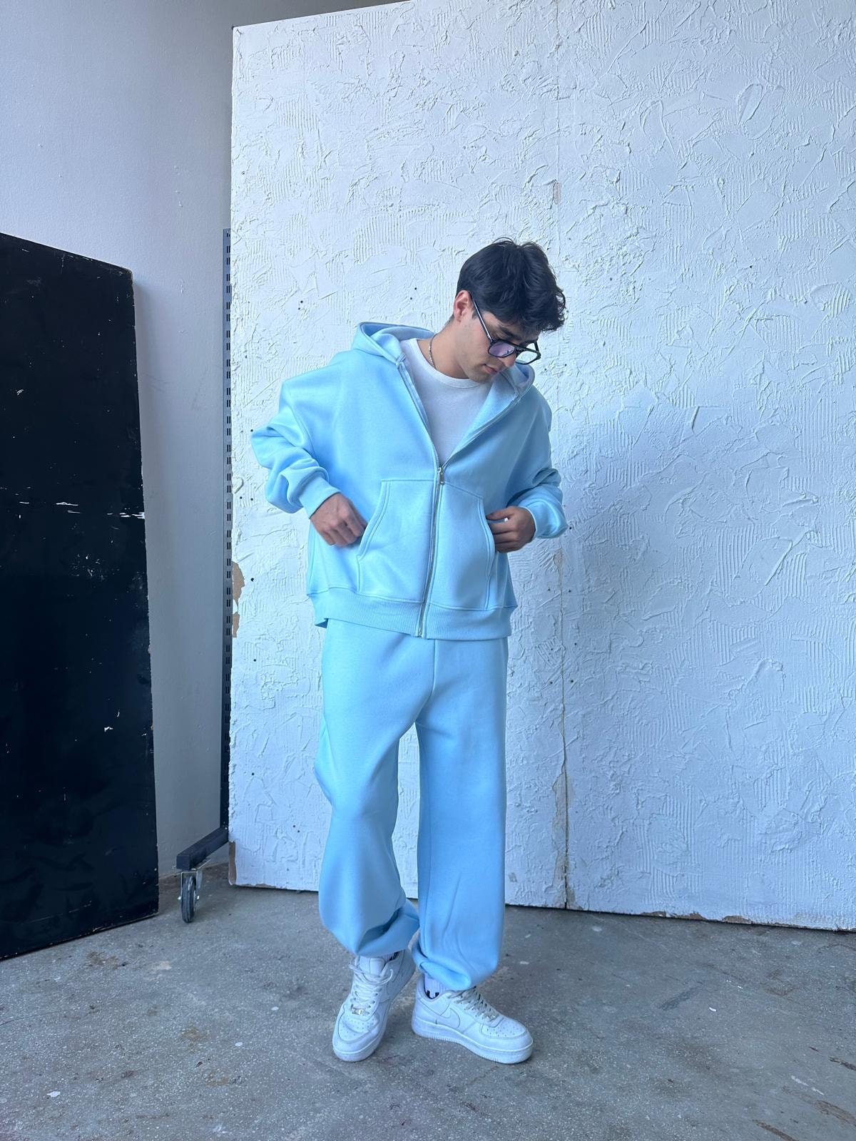 Aura Mavisi Oversize Basic Eşofman