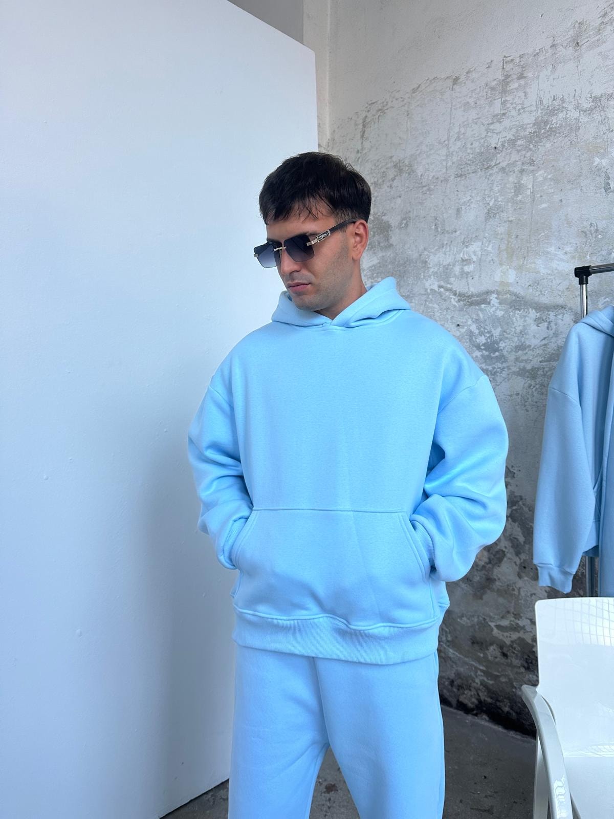 Aura Mavisi Oversize Basic Hoodie