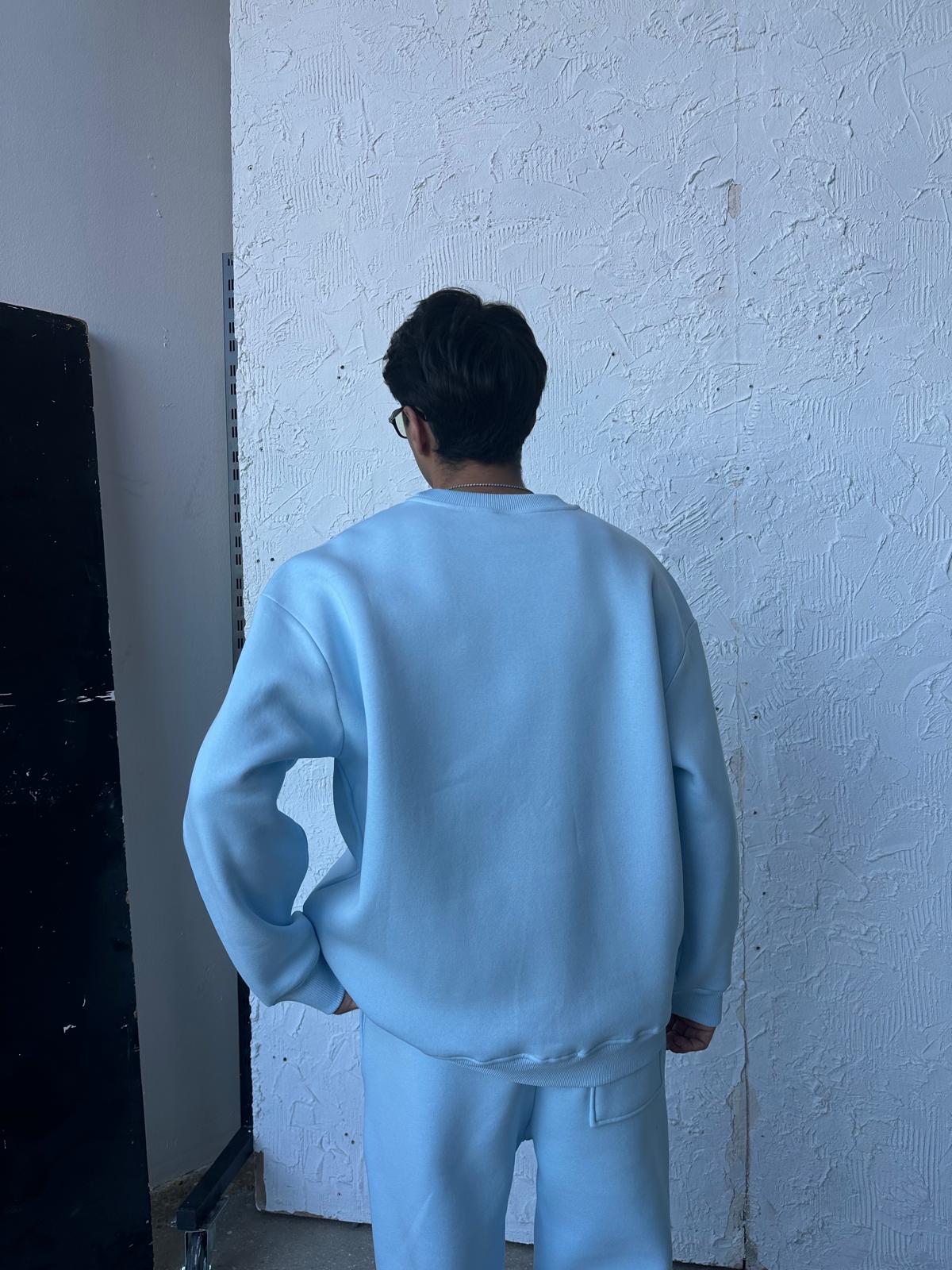 Aura Mavisi Oversize Basic Sweatshirt