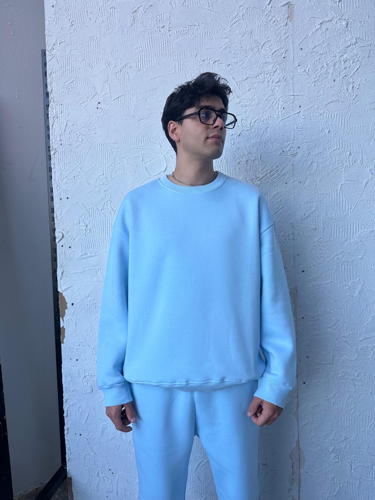 Aura Mavisi Oversize Basic Sweatshirt