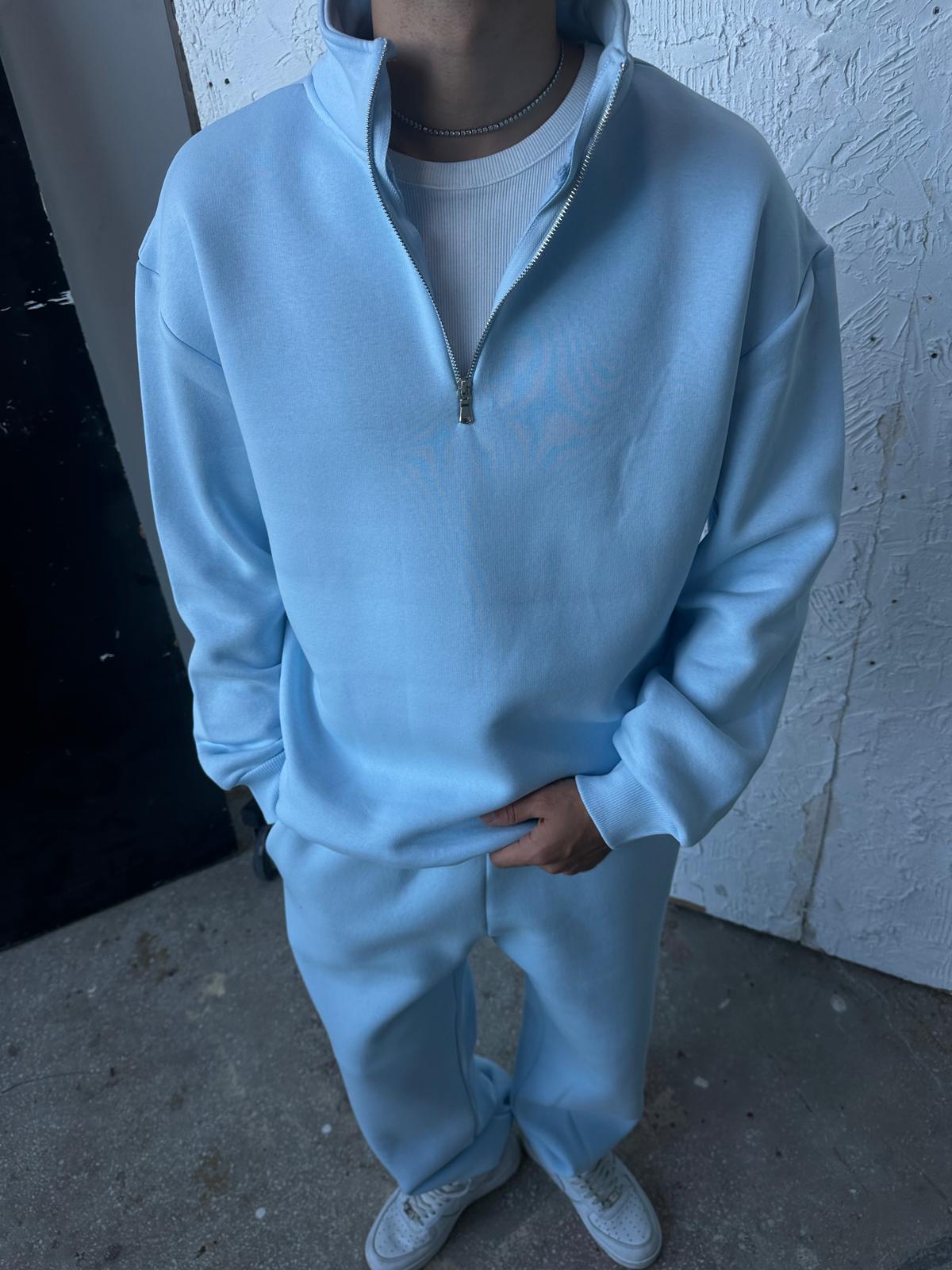 Aura Mavisi Oversize Basic Half-Zip