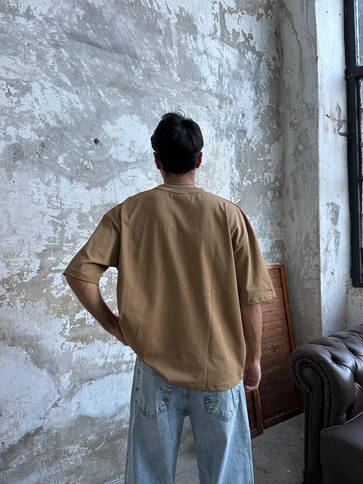 Znc Basıc Oversize T-Shirt - Gri