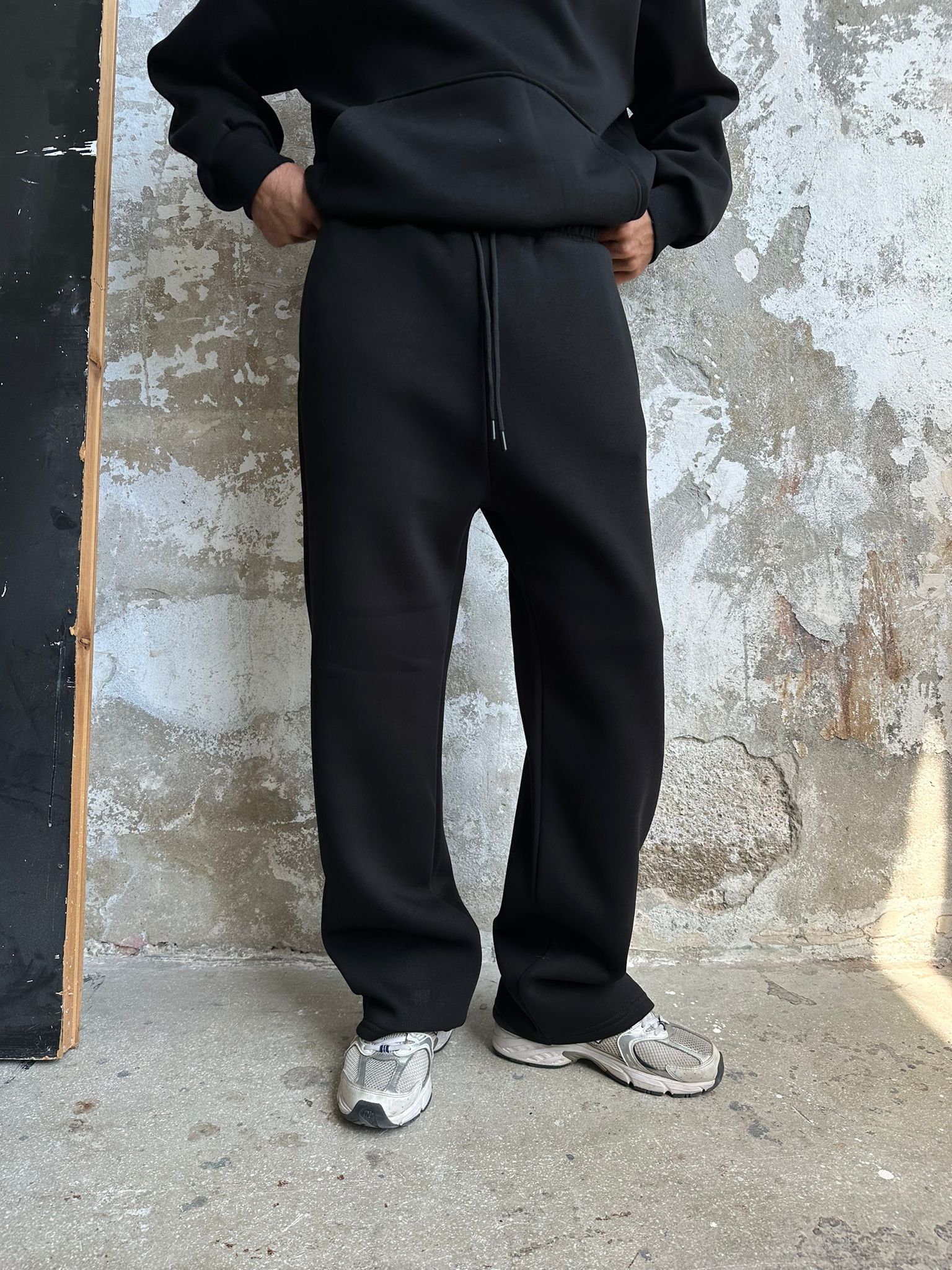 Base Eşofman Takımı Half Zip/Eşofman - Siyah