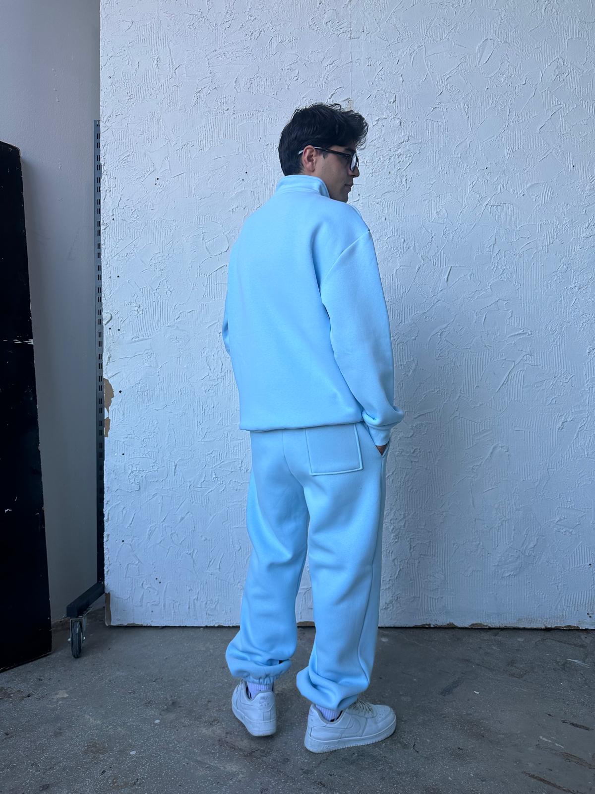 Vibe Eşofman Takımı Sweatshirt/Eşofman - Aura Mavi