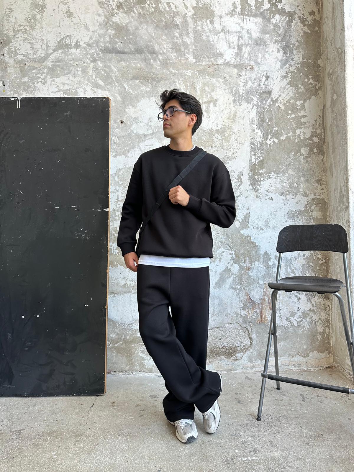 Vibe Eşofman Takımı Sweatshirt/Eşofman - Siyah