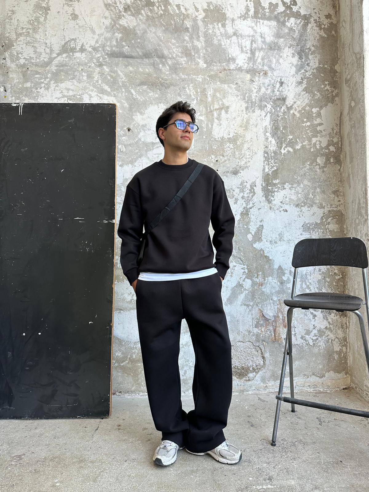 Vibe Eşofman Takımı Sweatshirt/Eşofman - Siyah