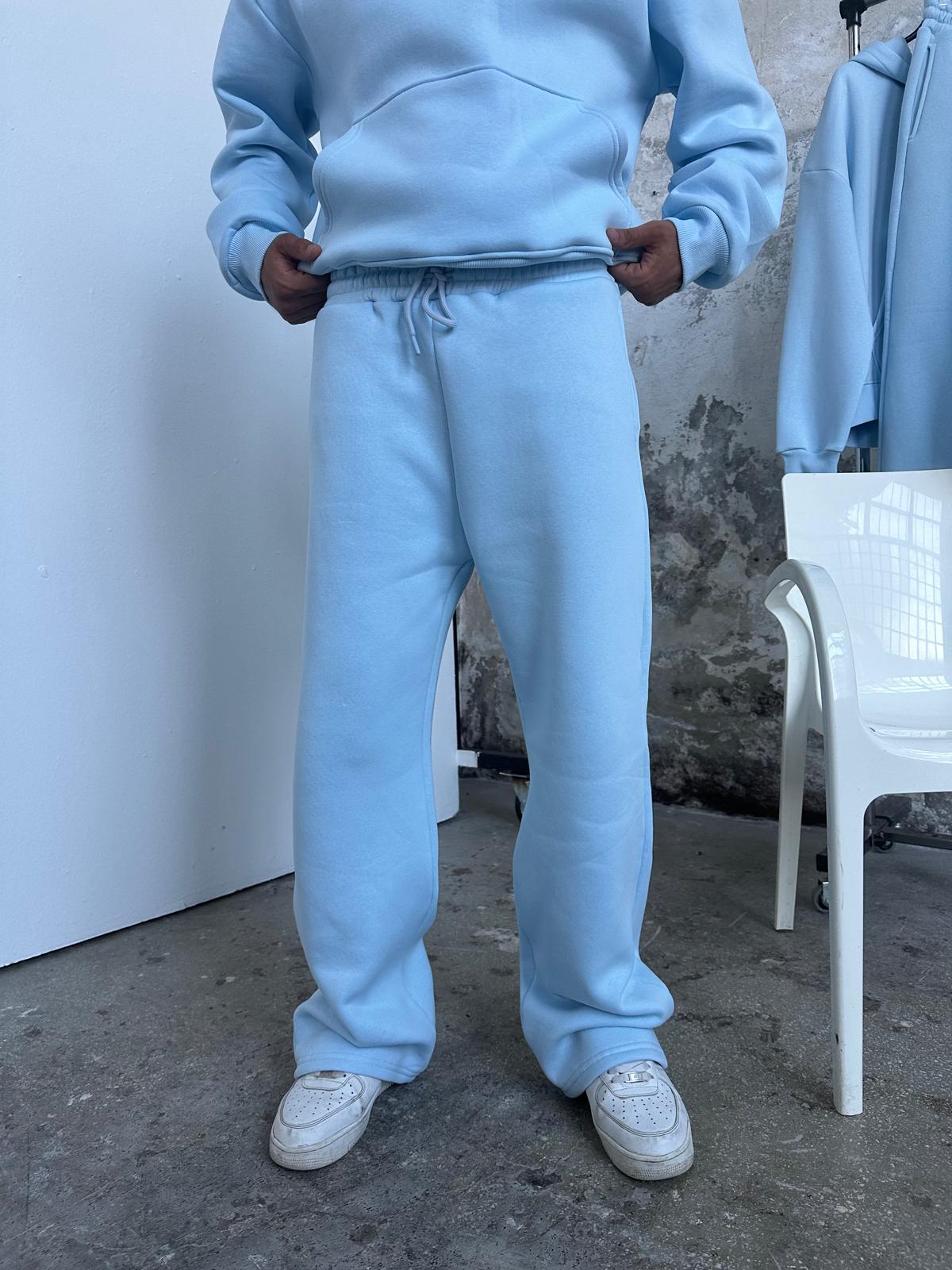 Essential Eşofman Takımı Hoodie/Eşofman - Aura Mavi