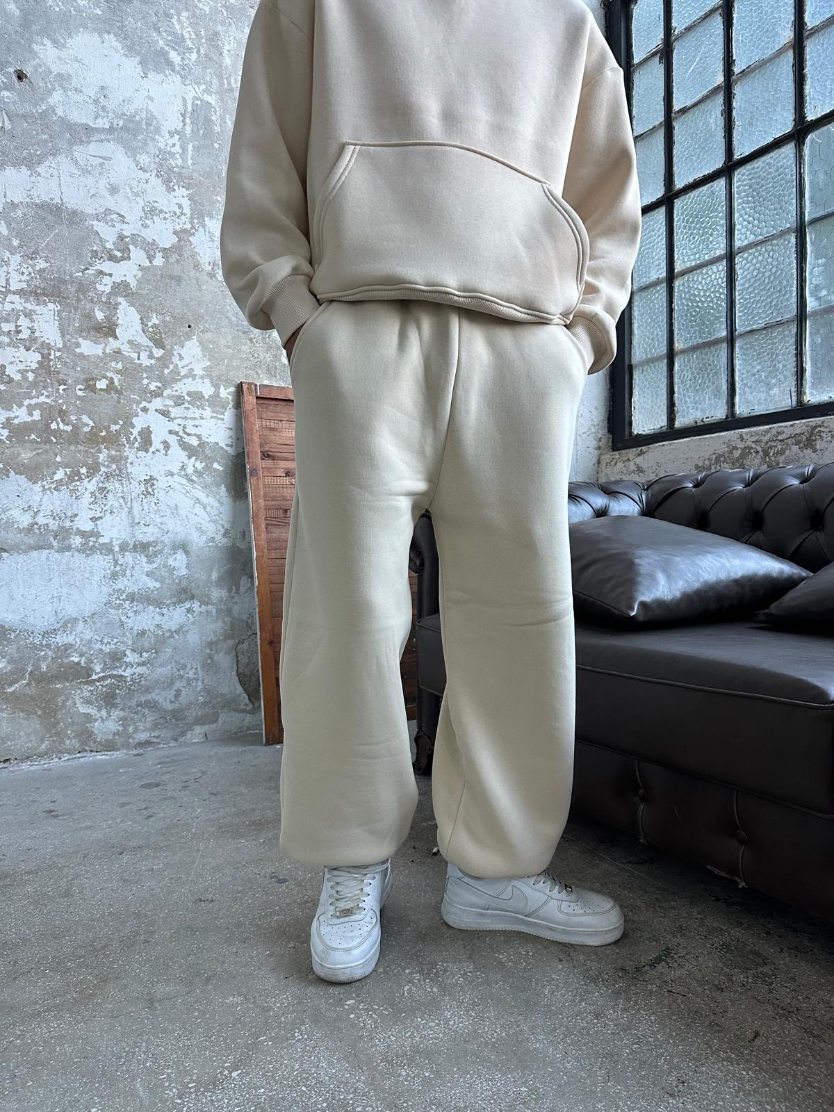 Essential Eşofman Takımı Hoodie/Eşofman - Bej