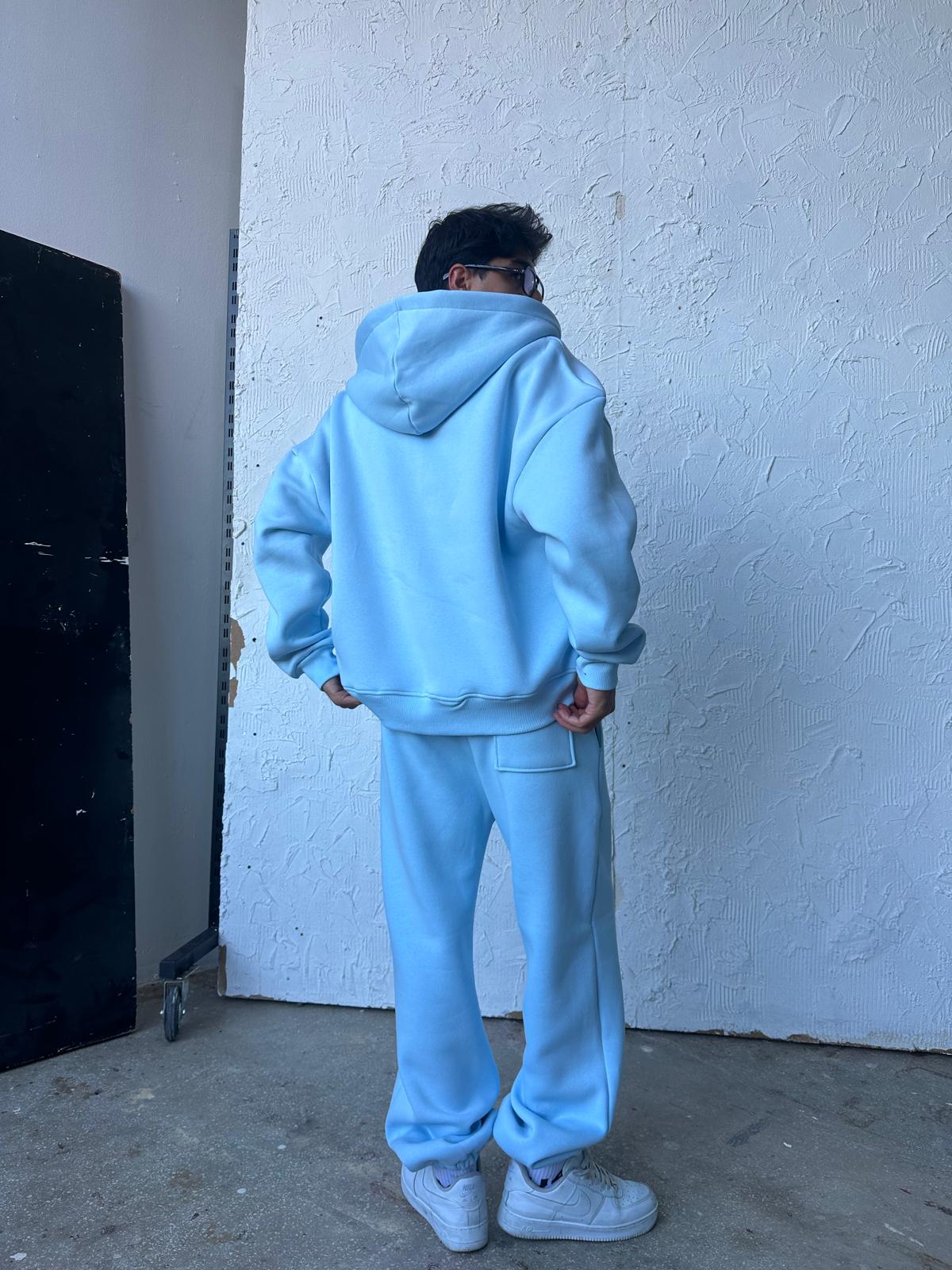 Form Eşofman Takımı Zip/Eşofman - Aura Mavi