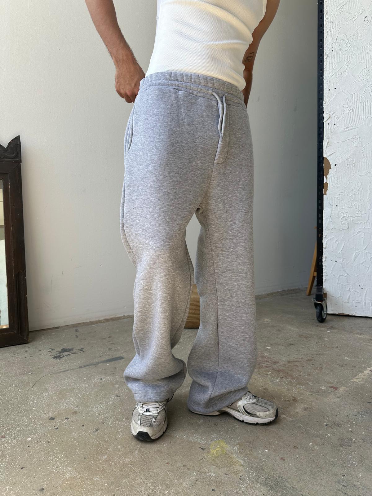 Form Eşofman Takımı Zip/Eşofman - Gri Melanj