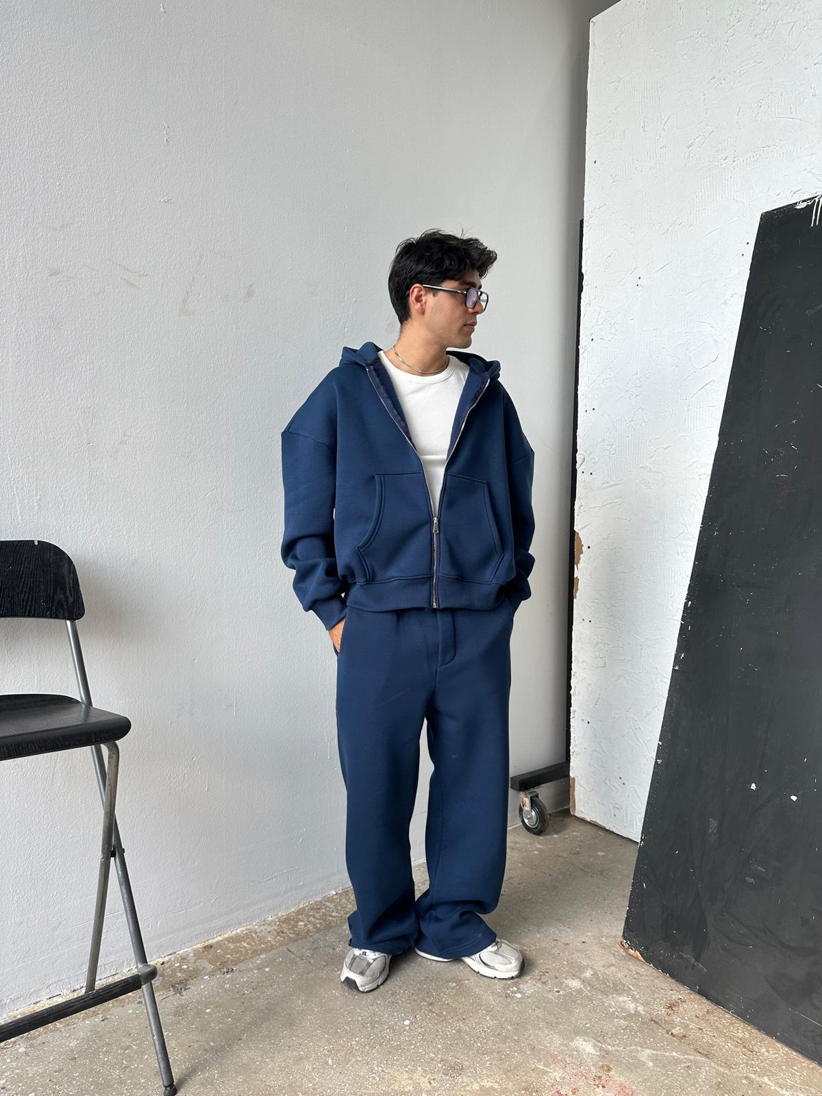 Form Eşofman Takımı Zip/Eşofman - Lacivert