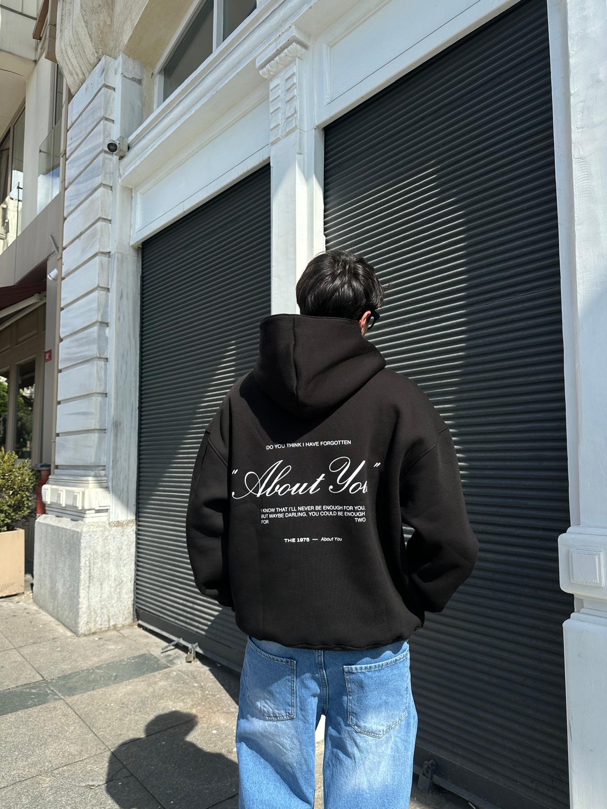 About You Oversize Hoodie - Siyah